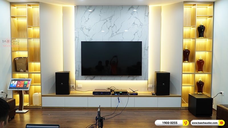 Lắp đặt d&agrave;n karaoke trị gi&aacute; hơn 100 triệu cho anh Đức tại H&agrave; Nội