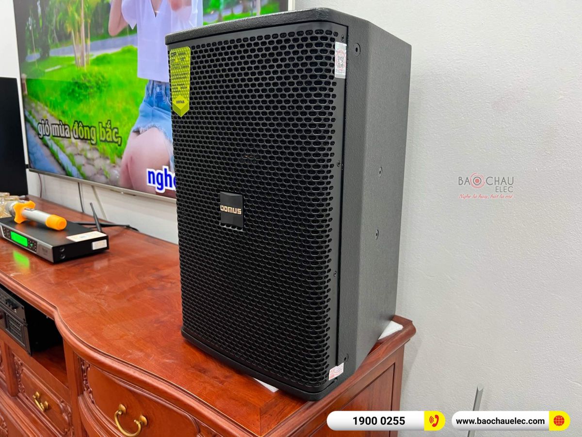 Lắp đặt dàn karaoke gia đình anh Vương