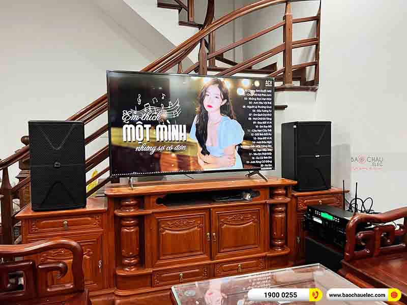 D&agrave;n karaoke gia đ&igrave;nh chị Hằng tại H&agrave; Nội