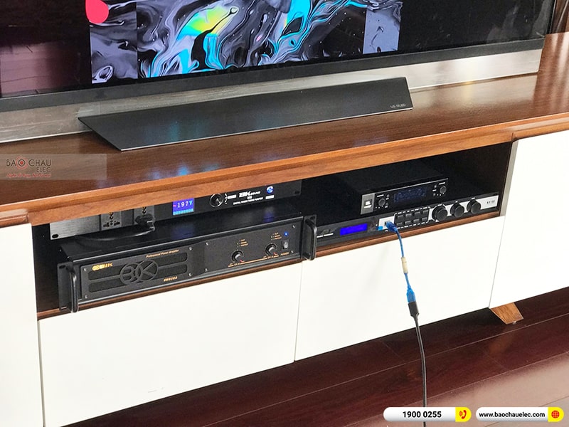 Lắp đặt dàn karaoke trị giá gần 60 triệu cho chị Lương tại Hà Nội