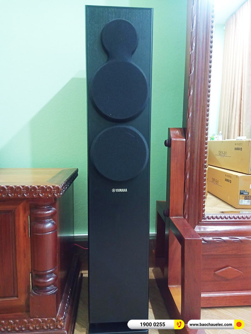 Lắp đặt dàn âm thanh 5.1 xem phim, nghe nhạc trị giá khoảng hơn 20 triệu cho anh Linh tại Hà Nội (Yamaha NS-F150, Yamaha NS-P150, SW-SW100, Yamaha RX-V385)