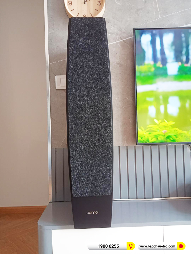 Lắp đặt d&agrave;n nghe nhạc trị gi&aacute; hơn 20 triệu cho anh Ph&uacute;c tại H&agrave; Nội (Jamo C95II, Denon DPA-600NE)