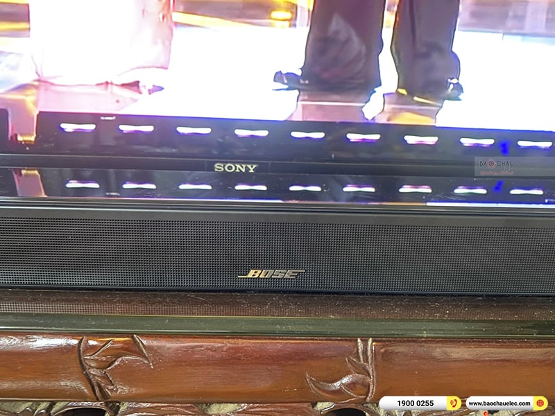 Lắp đặt bộ loa Soundbar Bose Smart Soundbar 900 cho gia đình anh Hoàn tại Hà Nội