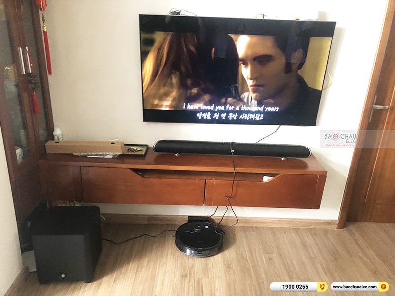 Bộ loa soundbar cho gia đình anh Hoàng