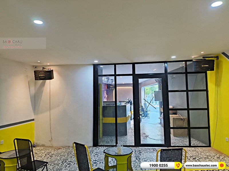 Lắp đặt hệ thống âm thanh cho Tiệm trà chanh của anh Tuấn tại Hà Nội 