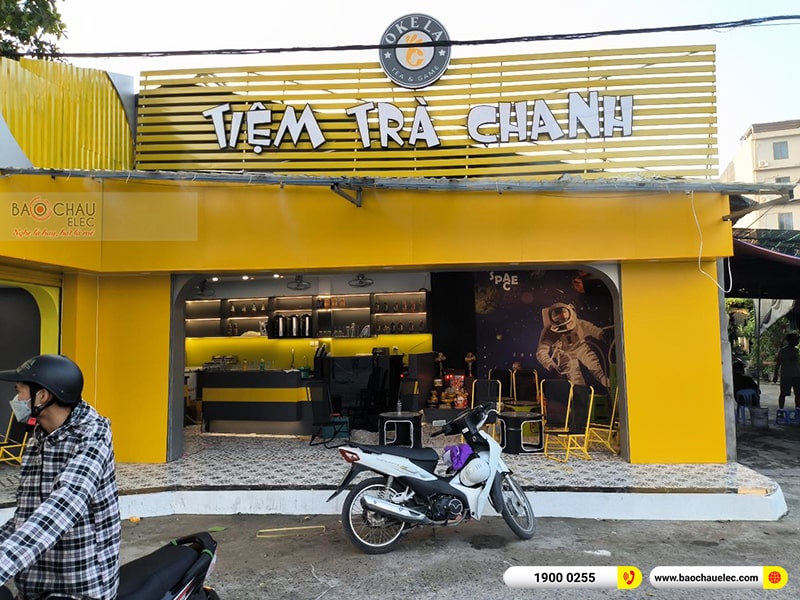 Lắp đặt hệ thống âm thanh cho Tiệm trà chanh của anh Tuấn tại Hà Nội 
