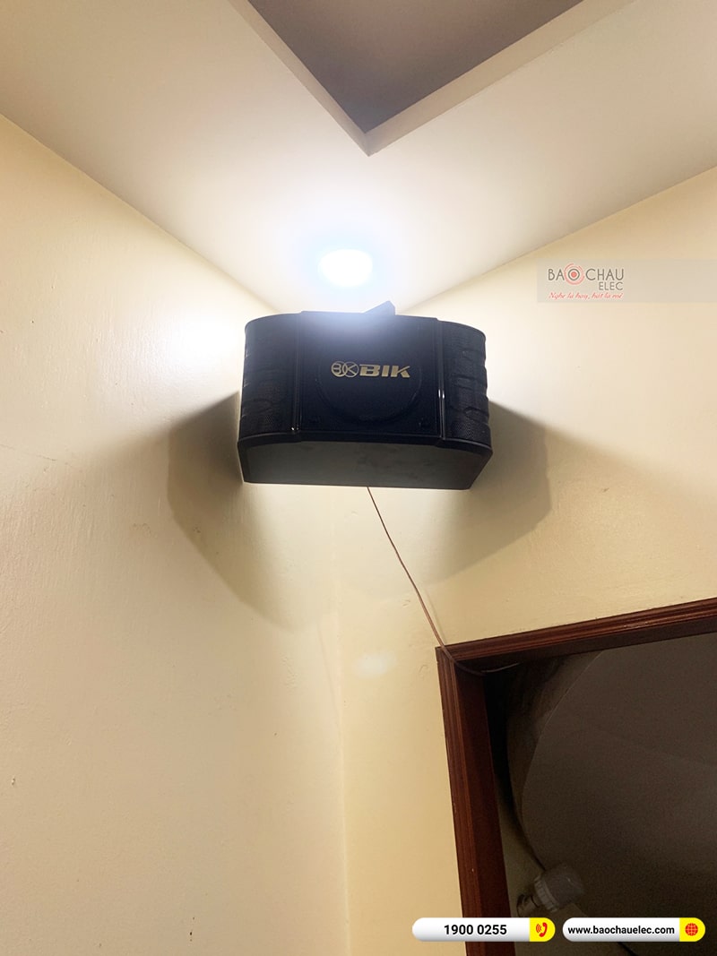 Lắp đặt dàn karaoke trị giá hơn 20 triệu cho anh Bình tại Hà Nội (BIK BS-998X, BKSound DKA6500, SW512C)