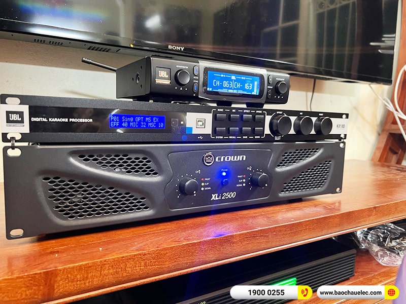 Lắp đặt dàn karaoke trị giá gần 90 triệu cho anh Hoàng tại Hà Nội (Denon DN710, Xli2500, KX180A, HTS12, VM300, 4K Plus 4TB) 