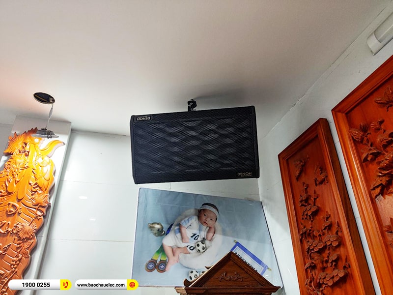 Lắp đặt dàn karaoke Denon hơn 28tr cho anh Hưng tại Hà Nội (Denon DP-R310, CA-J602, FX13 Max, BJ-U500)