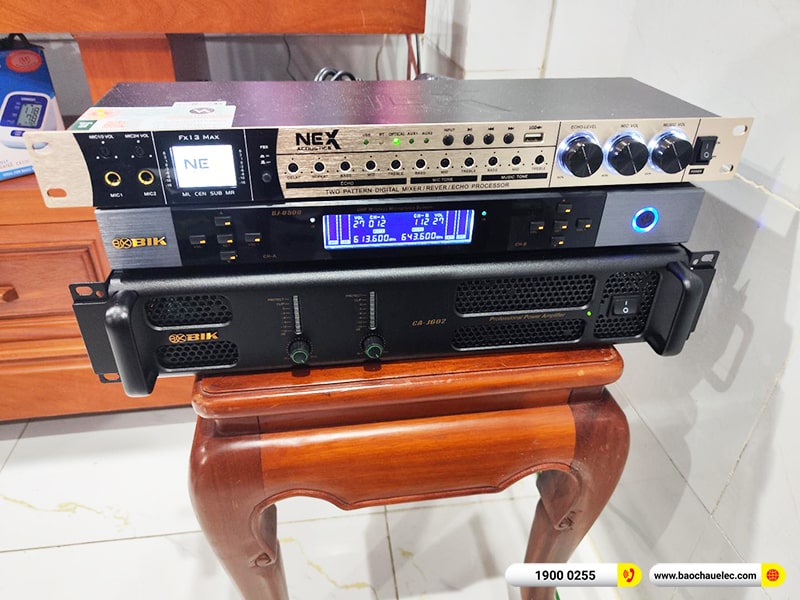 Lắp đặt dàn karaoke Denon hơn 28tr cho anh Hưng tại Hà Nội (Denon DP-R310, CA-J602, FX13 Max, BJ-U500)