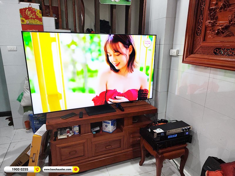 Lắp đặt dàn karaoke Denon hơn 28tr cho anh Hưng tại Hà Nội (Denon DP-R310, CA-J602, FX13 Max, BJ-U500)