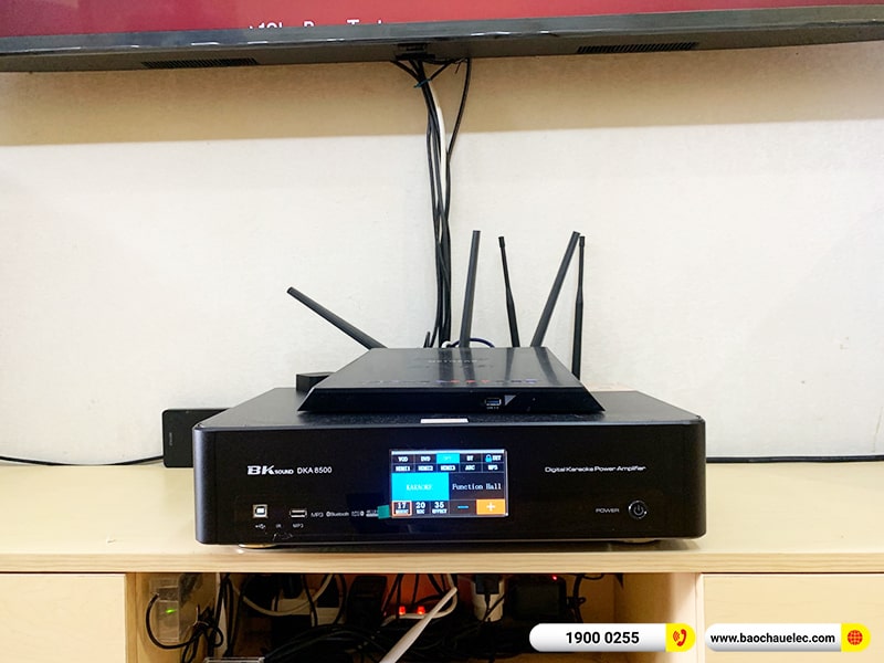 Lắp đặt dàn karaoke trị giá hơn 30 triệu cho anh Huy tại Hà Nội (Denon DN510, BKSound DKA 8500, BKSound SW512B) 