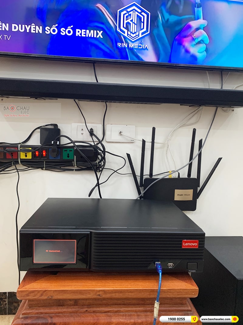 Lắp đặt dàn karaoke trị giá gần 40 triệu cho anh Kiên tại Hà Nội (BMB 1210SE, Lenovo K250, SW612B)