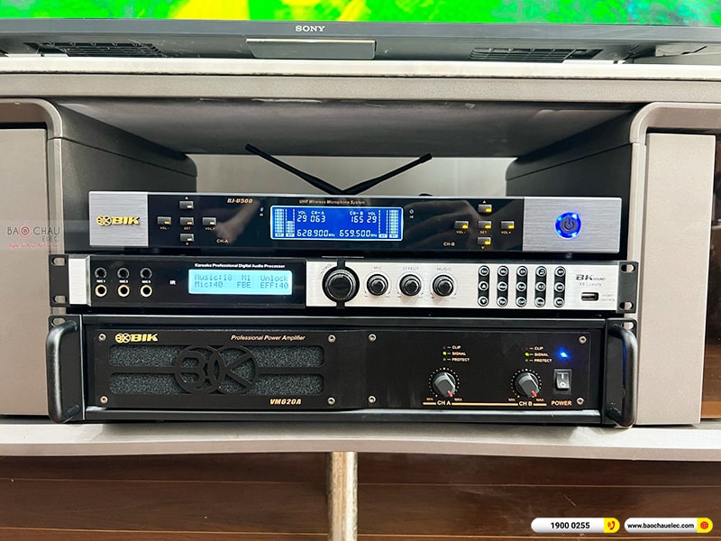 Lắp đặt dàn karaoke trị giá hơn 30 triệu cho anh Tráng tại Hà Nội (BMB CSN 510SE, VM620A, X6 Luxury, SW512B, BJ-U500) 
