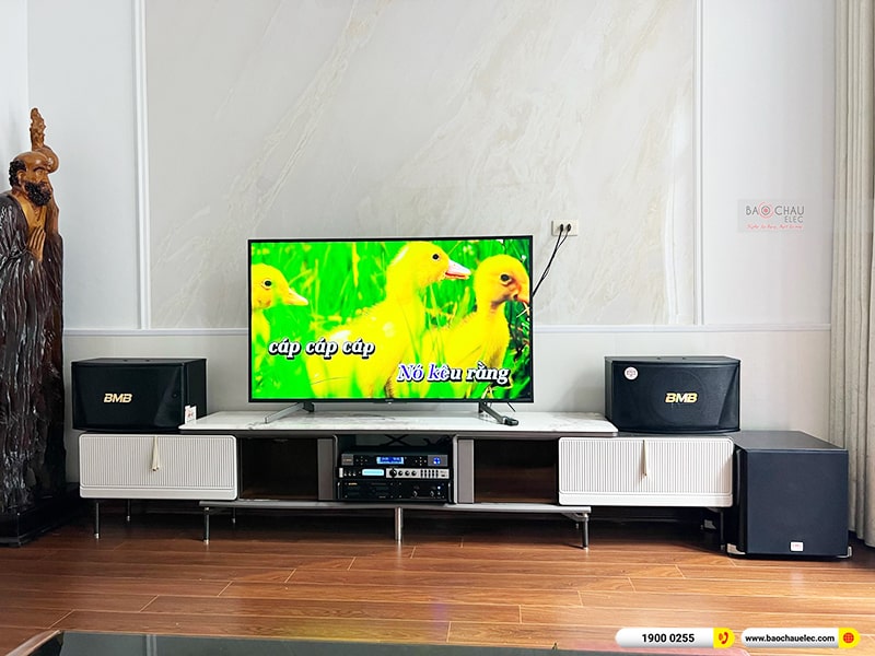 Lắp đặt dàn karaoke trị giá hơn 30 triệu cho anh Tráng tại Hà Nội (BMB CSN 510SE, VM620A, X6 Luxury, SW512B, BJ-U500) 