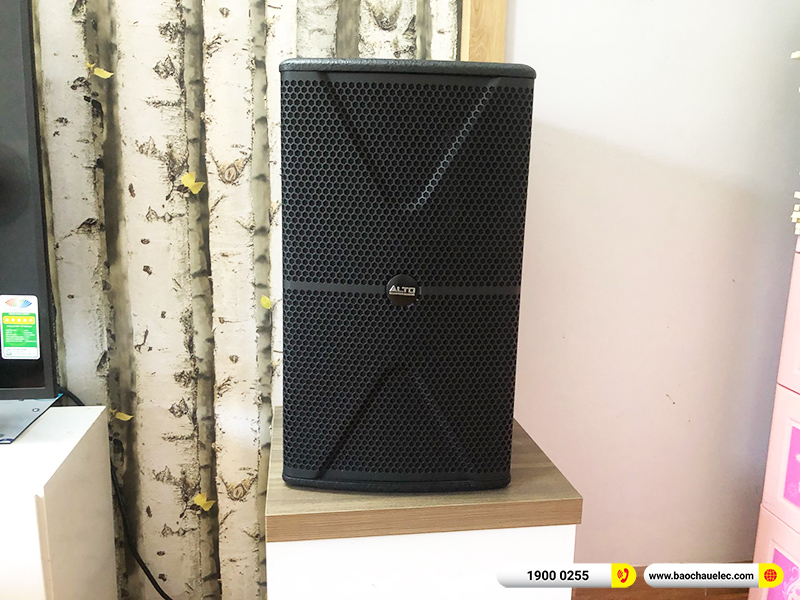 Lắp đặt dàn karaoke Alto 27tr cho bác Lý tại Hà Nội (Alto AT1000II, BIK VM420A, X5 Plus, SW312B, BCE UGX12)