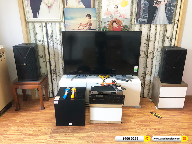 Lắp đặt dàn karaoke Alto 27tr cho bác Lý tại Hà Nội (Alto AT1000II, BIK VM420A, X5 Plus, SW312B, BCE UGX12)
