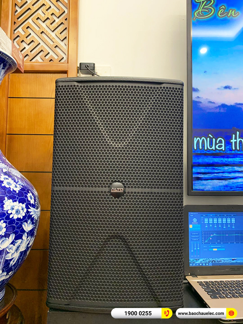 Lắp đặt dàn karaoke trị giá hơn 20 triệu cho chị Giang tại Hà Nội (Alto AT2000II, BKSound DKA 8500) 