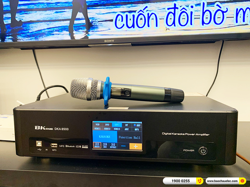 Lắp đặt dàn karaoke trị giá hơn 20 triệu cho chị Giang tại Hà Nội (Alto AT2000II, BKSound DKA 8500) 
