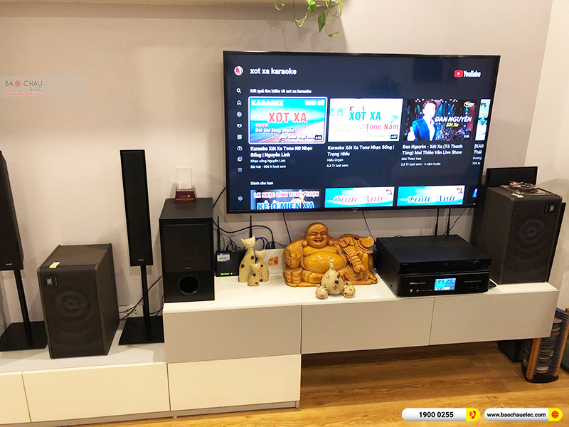Lắp đặt dàn karaoke trị giá gần 20 triệu cho chị Nga tại Hà Nội (JBL MK08, BKSound DKA 5500)