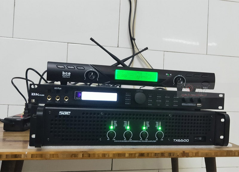 Dàn karaoke Domus của gia đình anh Huỳnh ở Hoàng Mai h4