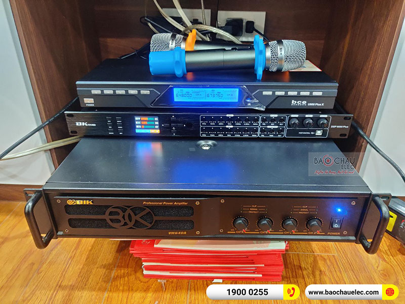 Lắp đặt dàn karaoke gia đình anh Long tại Hà Nội