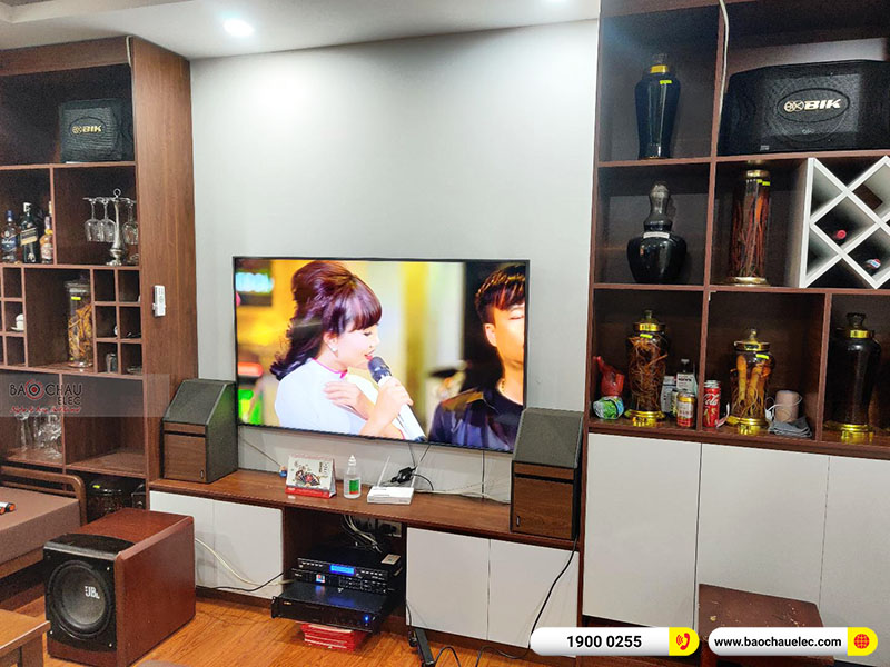 Lắp đặt dàn karaoke gia đình anh Long tại Hà Nội