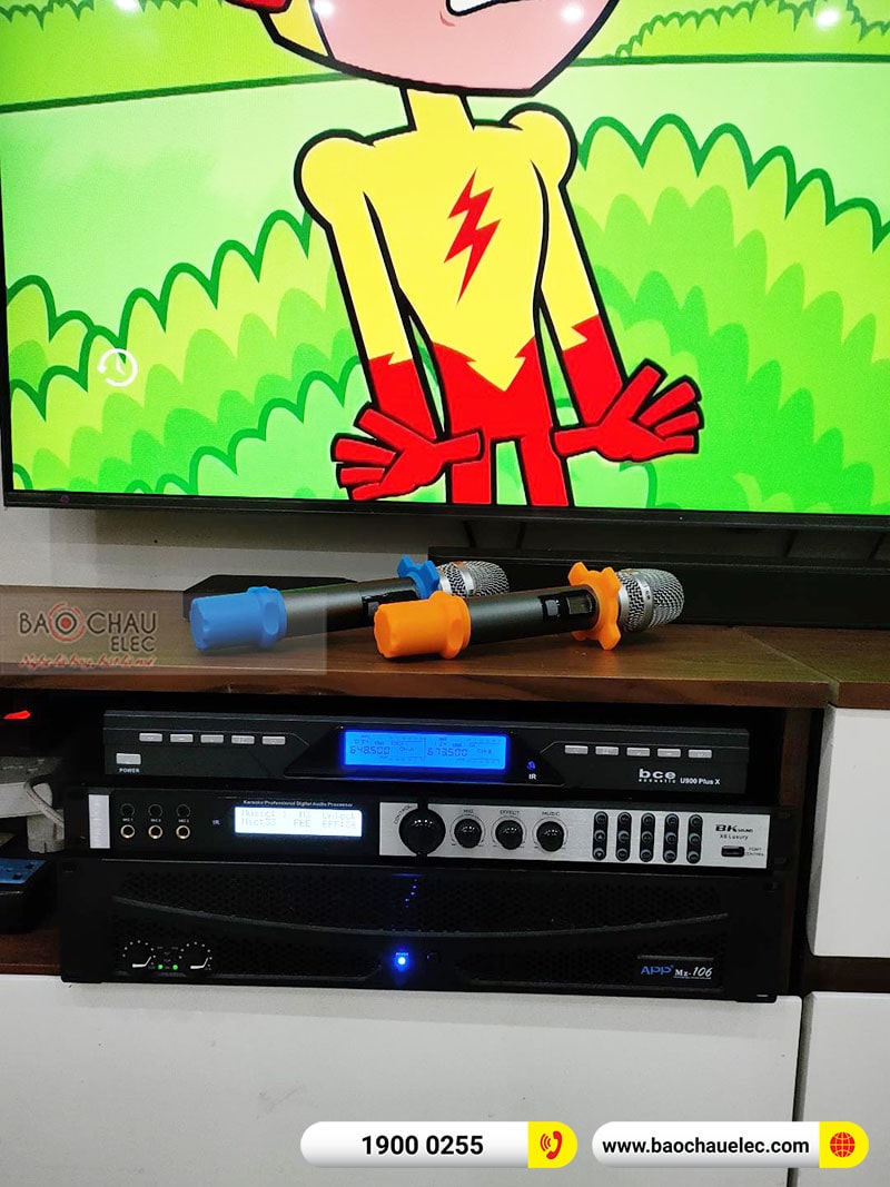 Lắp đặt dàn karaoke anh Thắng tại Hà Nội