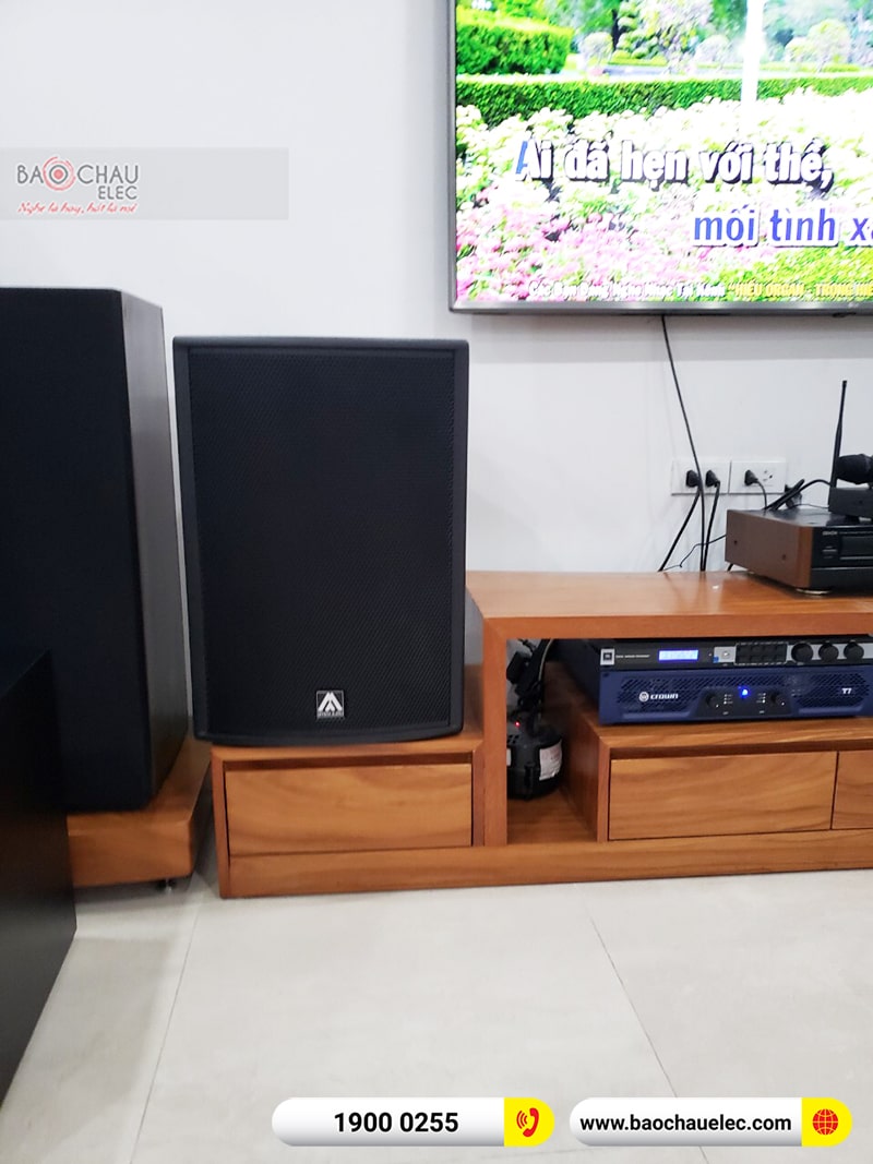 Lắp đặt dàn karaoke gia đình anh Tuân tại Hà Nội