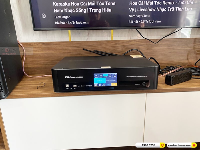 Lắp đặt dàn karaoke trị giá hơn 30 triệu cho anh Tuấn tại Hà Nội (BMb 12120SE, BKSound DKA 8500) 