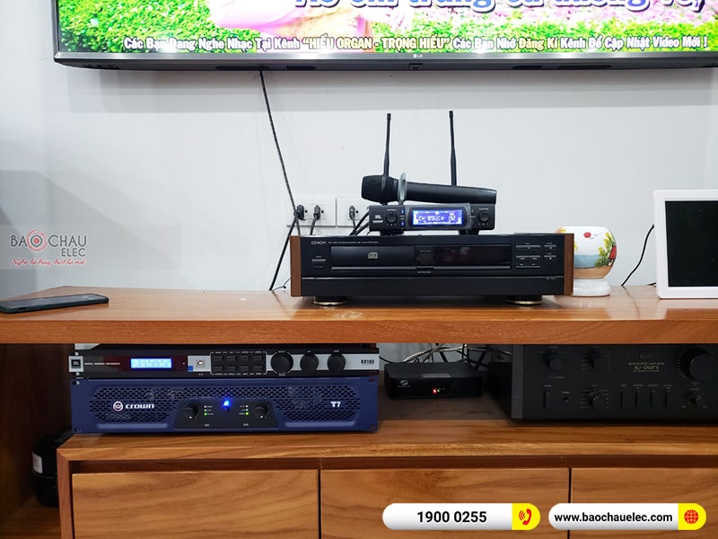 Lắp đặt dàn karaoke gia đình anh Tuân tại Hà Nội