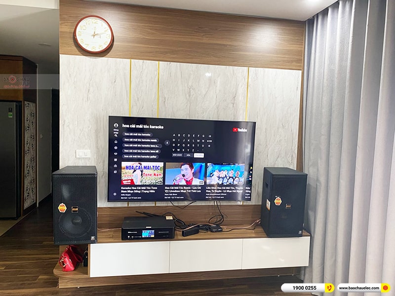 Lắp đặt dàn karaoke trị giá hơn 30 triệu cho anh Tuấn tại Hà Nội (BMb 12120SE, BKSound DKA 8500) 