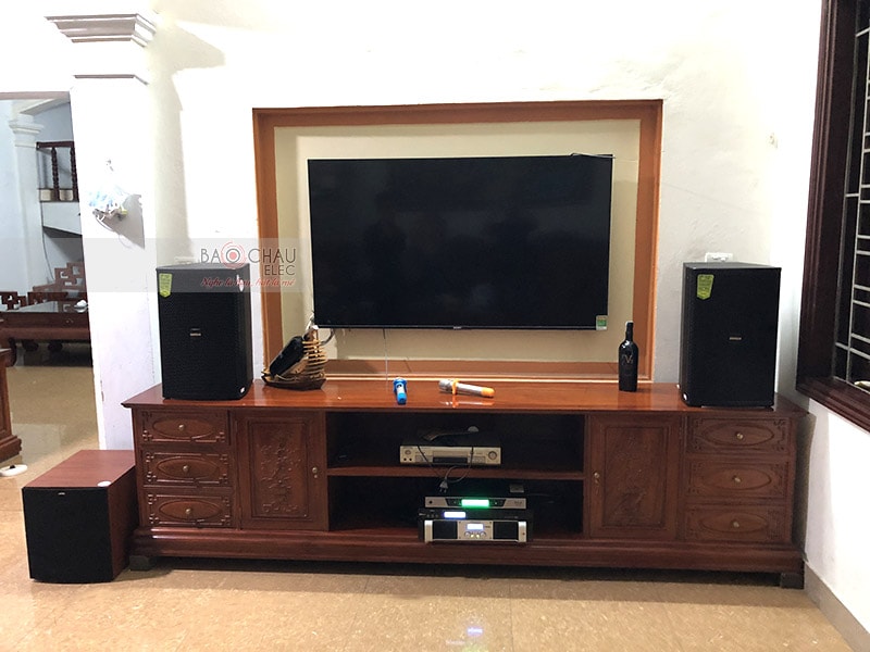 Dàn karaoke gia đình chị Nguyệt ở Hoàng Mai h5