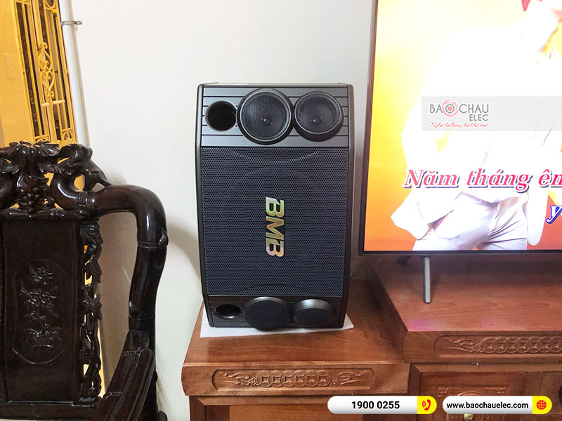 Lắp đăt dàn karaoke gia đình chú Cường