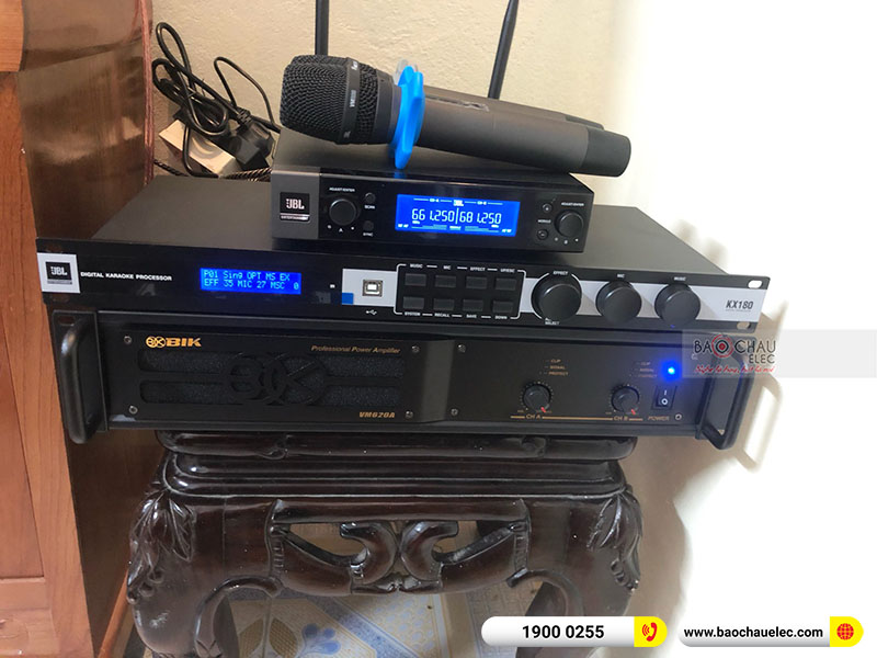 Lắp đăt dàn karaoke gia đình chú Cường