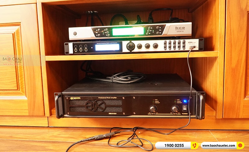 Lắp đặt dàn karaoke gia đình chú Đường tại Hà Nội