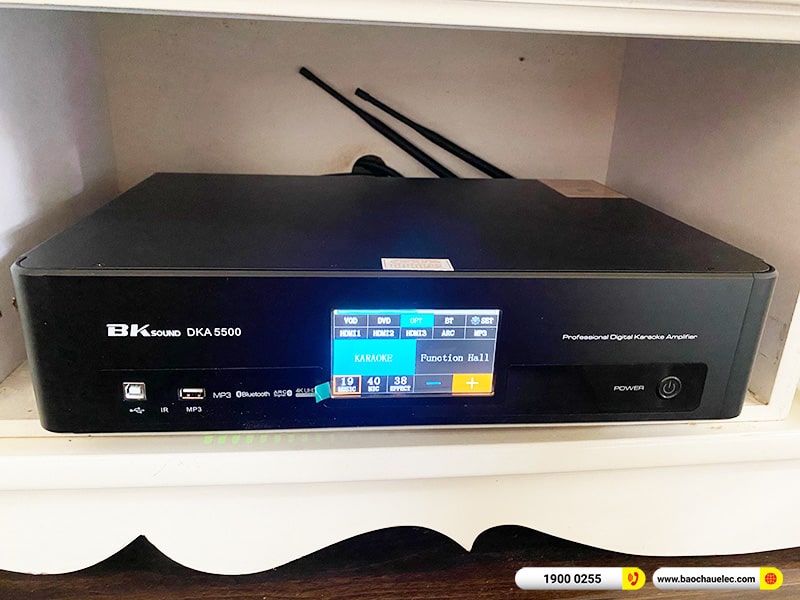 Lắp đặt dàn karaoke, nghe nhạc trị giá khoảng 30 triệu cho anh Quyền tại Hà Nội (JBL Stage A170, BKSound DKA 5500, JBL A100P) 