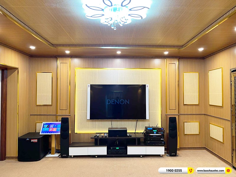 Lắp đặt dàn âm thanh trị giá hơn 90 triệu cho anh Trường tại Hà Nội (AT1000II, VM620A, BPR-5600, TS315S, BJ-U550, AVC-X3700H,…) 