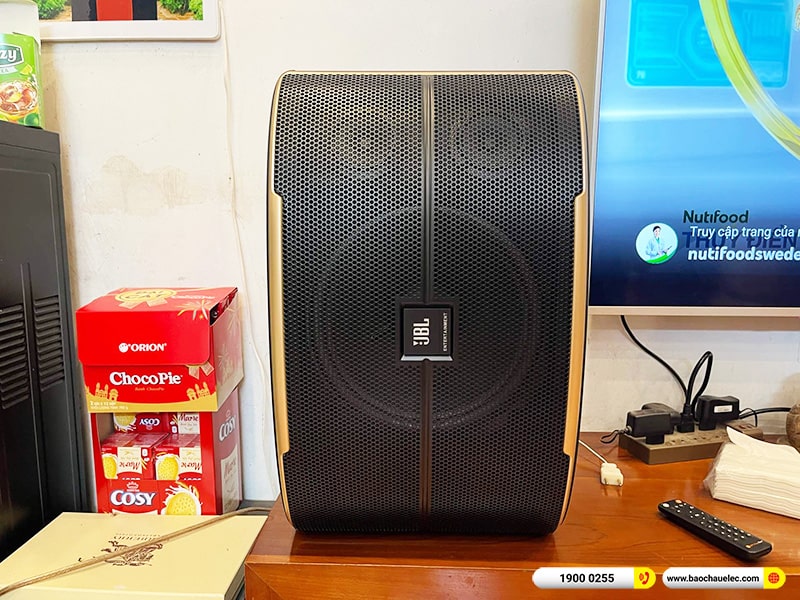 Lắp đặt dàn karaoke trị giá hơn 20 triệu cho anh Điền tại Hà Nội (JBL Pasion 12, BKSound DP4500) 