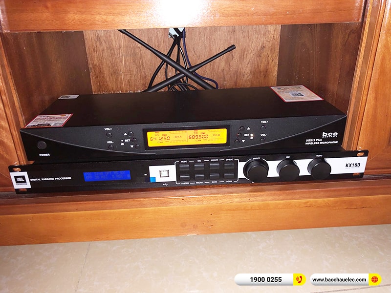 Lắp đặt dàn karaoke BMB hơn 46tr cho anh Dương tại Hà Nội (BMB 1210SE, BPA-4200, KX180A, SW512C, UGX12 Plus) 