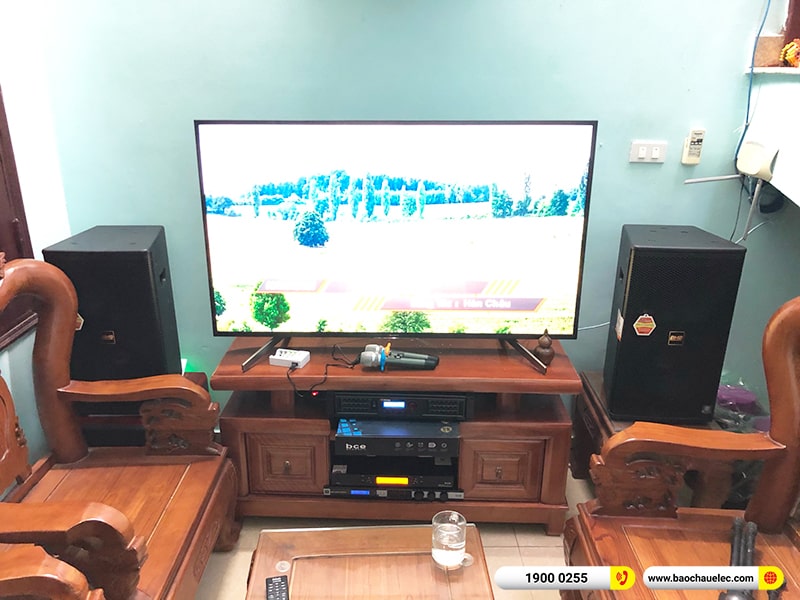 Lắp đặt dàn karaoke BMB hơn 46tr cho anh Dương tại Hà Nội (BMB 1210SE, BPA-4200, KX180A, SW512C, UGX12 Plus) 
