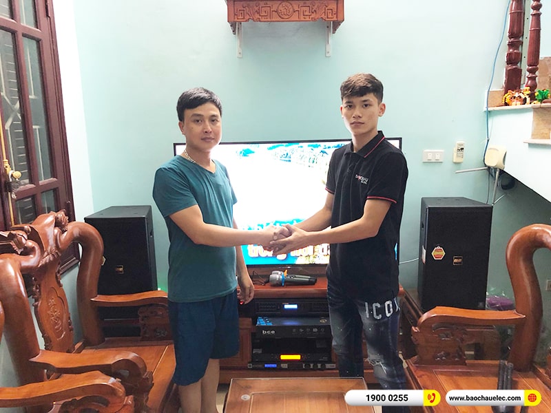 Lắp đặt dàn karaoke BMB hơn 46tr cho anh Dương tại Hà Nội (BMB 1210SE, BPA-4200, KX180A, SW512C, UGX12 Plus) 