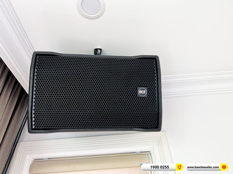 Lắp đặt dàn karaoke trị giá hơn 120 triệu cho anh Hồng tại Hà Nội (RCF CMAX 4110, IPS 2700, KX180A, Pasion 12SP, BBS S290D,…) 