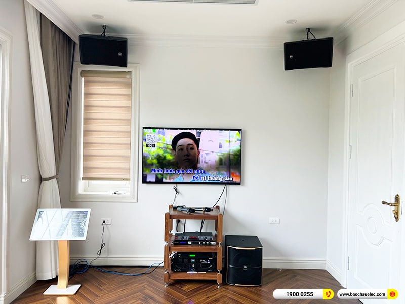 Lắp đặt dàn karaoke trị giá hơn 120 triệu cho anh Hồng tại Hà Nội (RCF CMAX 4110, IPS 2700, KX180A, Pasion 12SP, BBS S290D,…) 