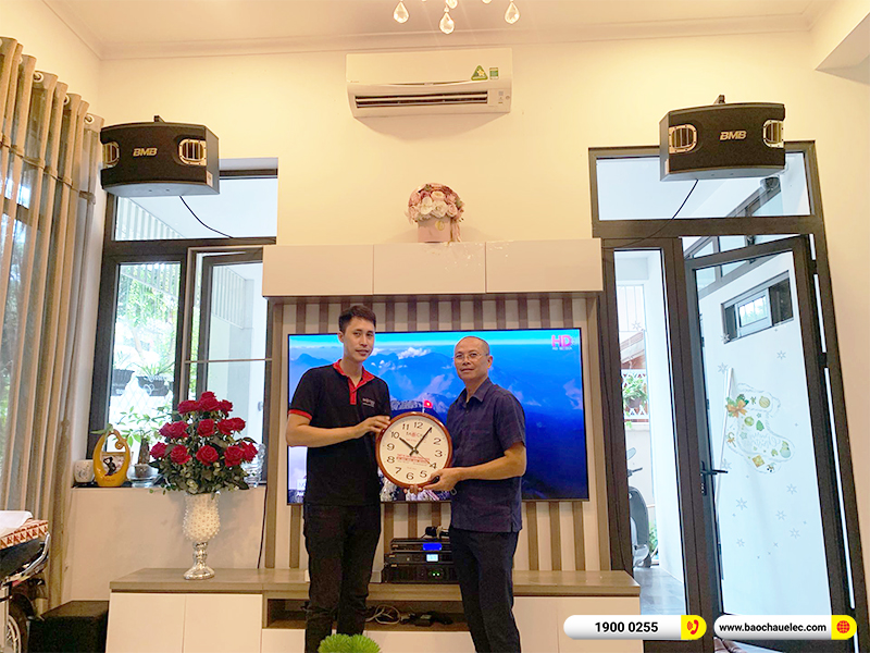 Lắp đặt dàn karaoke BMB hơn 80tr cho anh Lượng tại Hà Nội (BMB 900SE, BMB DAD 950, KSP-50, SB-1000, WB-5000) 
