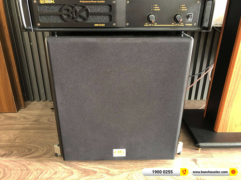 Lắp đặt dàn karaoke Domus khoảng 30tr cho anh Thành tại Hà Nội (Domus DP6100 Max, VM420A, X6 Luxury, SW512B, UGX12 Gold) 