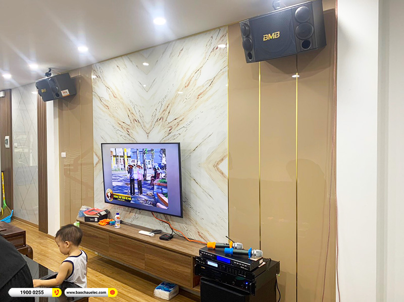 Lắp đặt dàn karaoke trị giá hơn 30 triệu cho anh Trung tại Hà Nội (BMB 880SE, VM620A, X5 Plus, SW612B, U900 Plus X) 