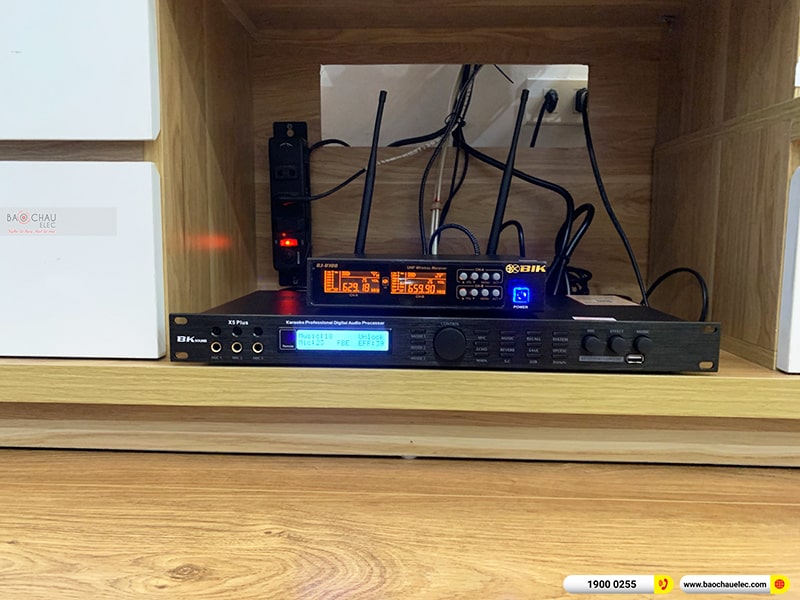 Lắp đặt dàn karaoke trị giá hơn 30 triệu cho anh Tuấn tại Hưng Yên (JBL KI512, VM620A, BKSound X5 Plus, BIK BJ-U100)