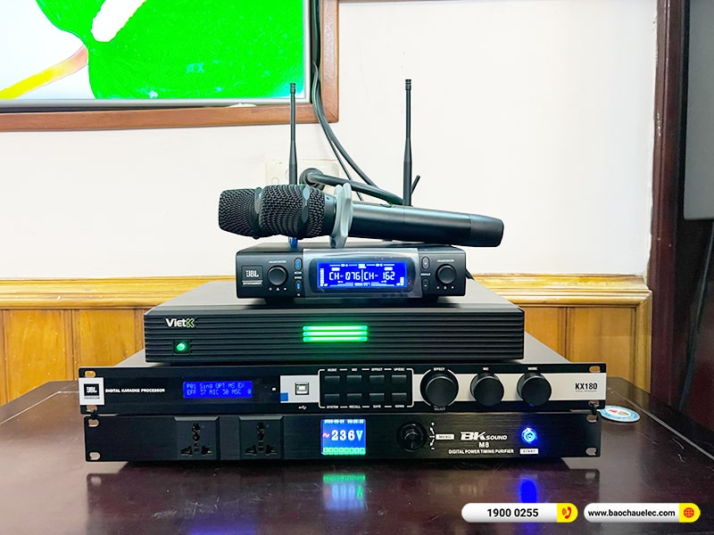 Lắp đặt dàn karaoke trị giá hơn 90 triệu cho chú Đào tại Hà Nội (Denon DN-712, VM840A, KX180A, BJ-W66 Plus, JBL VM300,…) 
