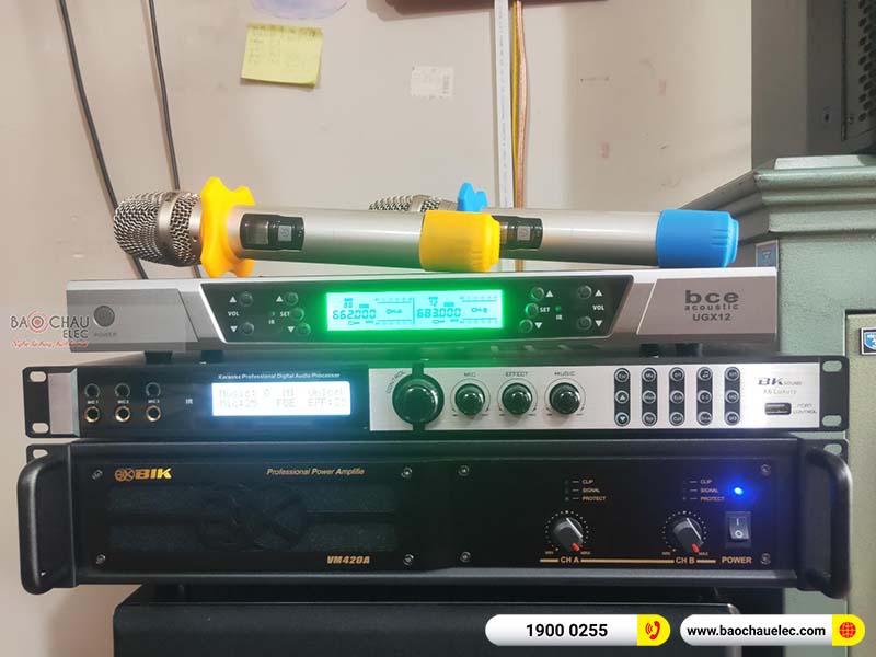 Lắp đăt dàn karaoke anh Hoàng Anh tại Hà Nội